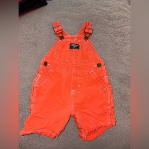 OshKosh B'gosh Toddler Orange Short Overalls
